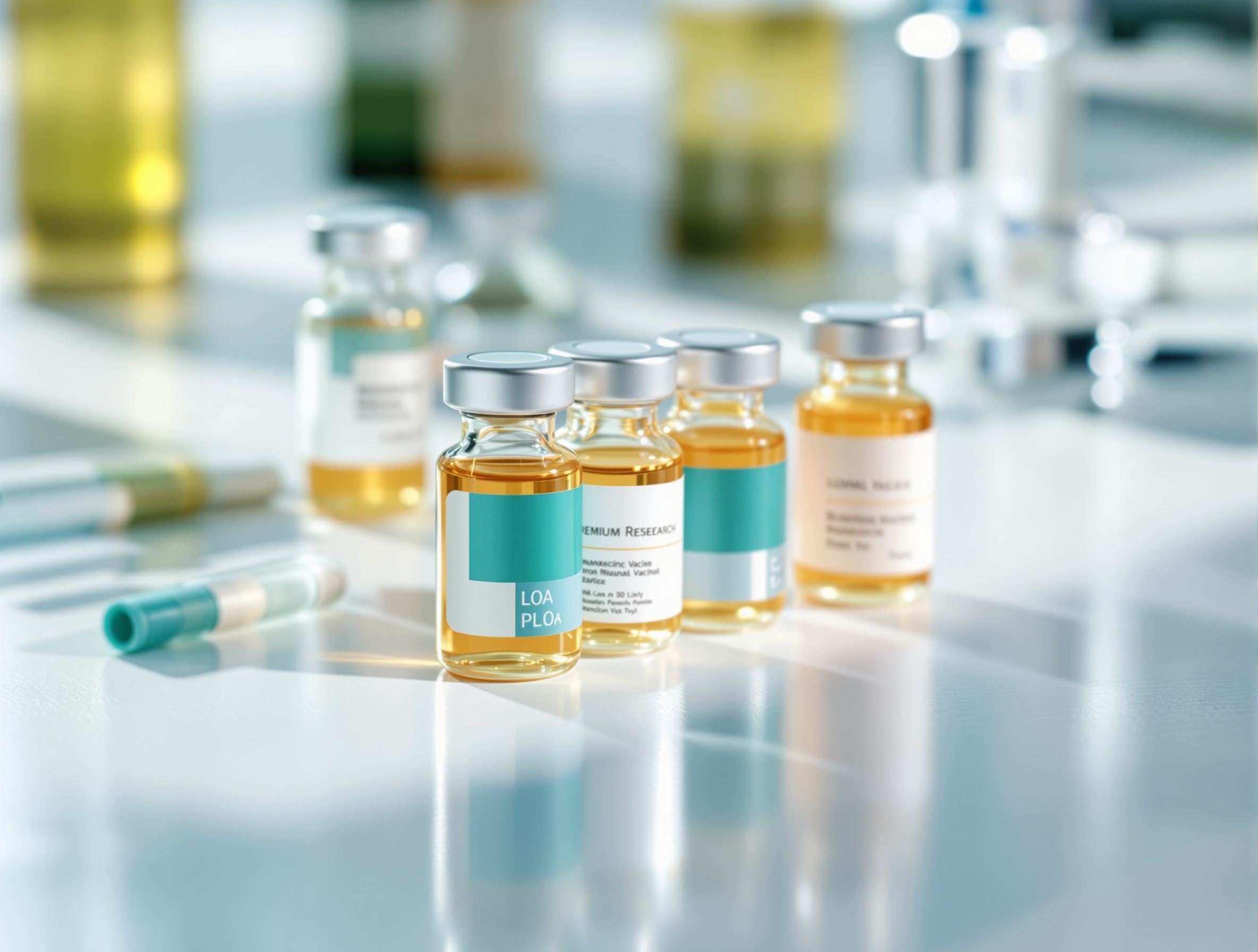 Melanotan II peptide vial