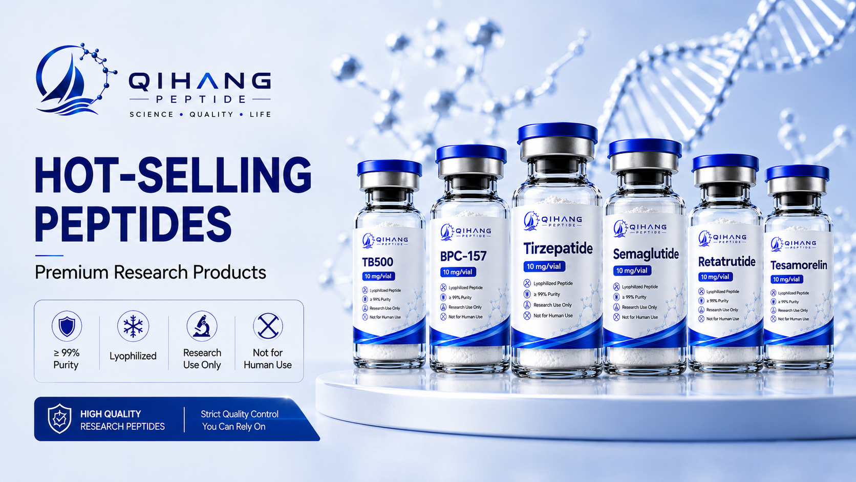 QiHang hot-selling research peptides